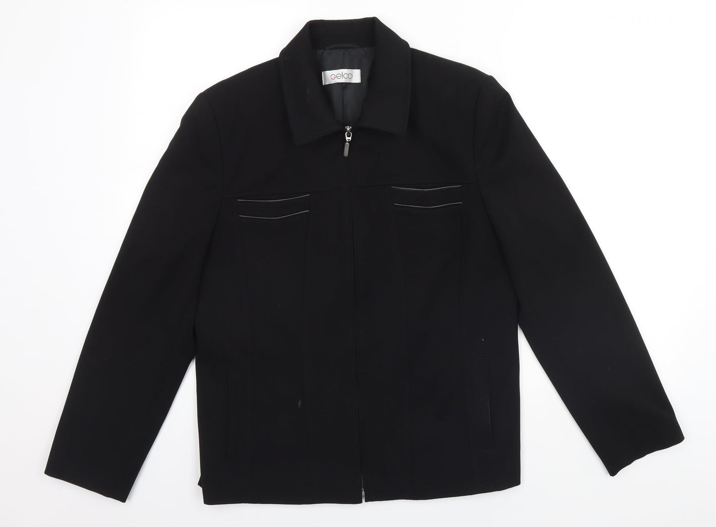Womens UK Size 12 Gelco Black Jacket