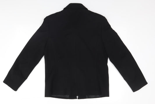 Womens UK Size 12 Gelco Black Jacket