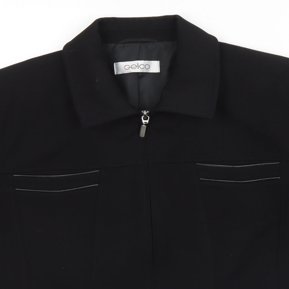 Womens UK Size 12 Gelco Black Jacket