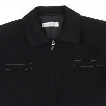 Womens UK Size 12 Gelco Black Jacket