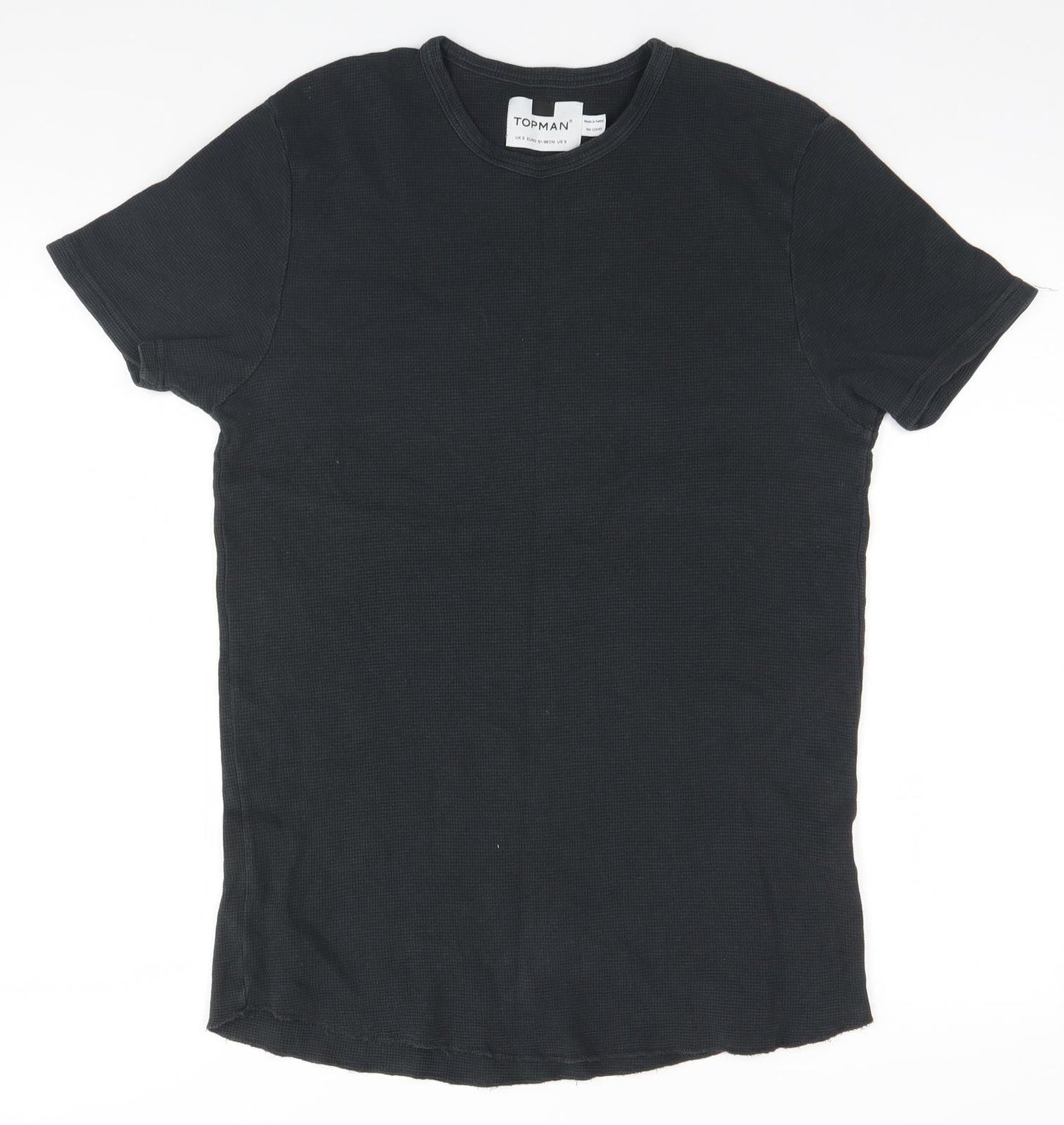 Topshop Mens Grey    T-Shirt Size S