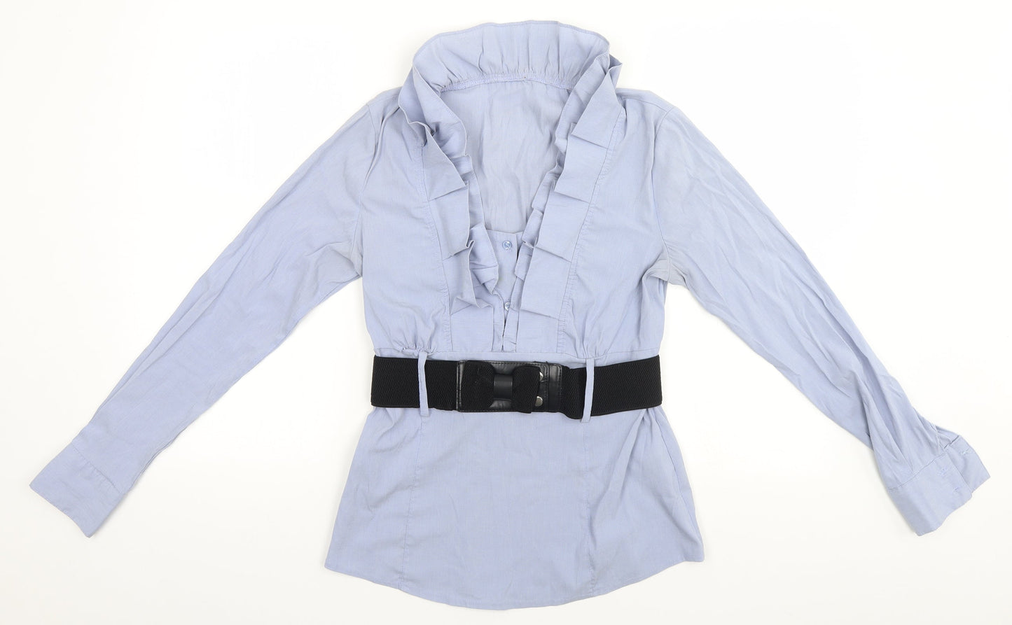Womens UK Size  Preworn Blue Basic T-Shirt