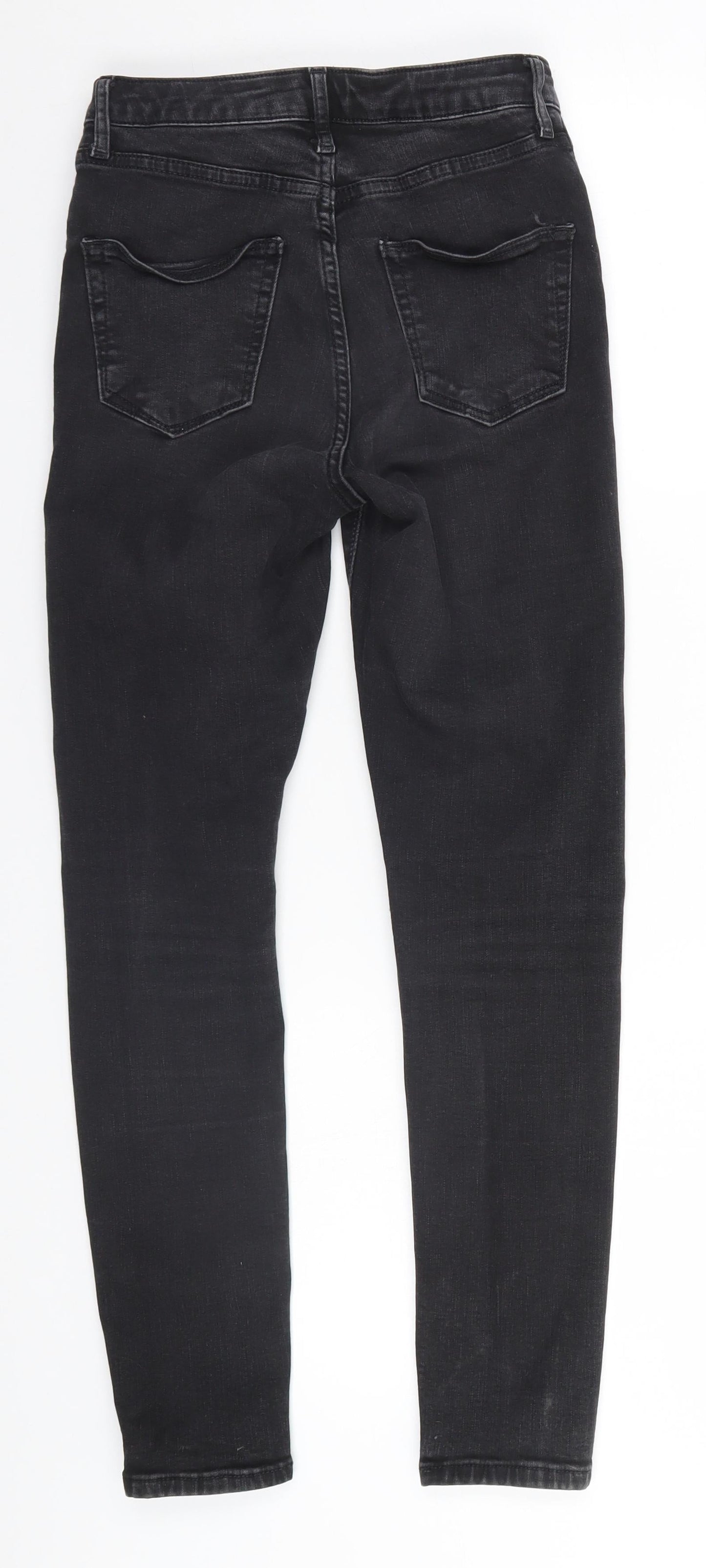 Topshop Womens Black   Skinny Jeans Size 26 in L26 in