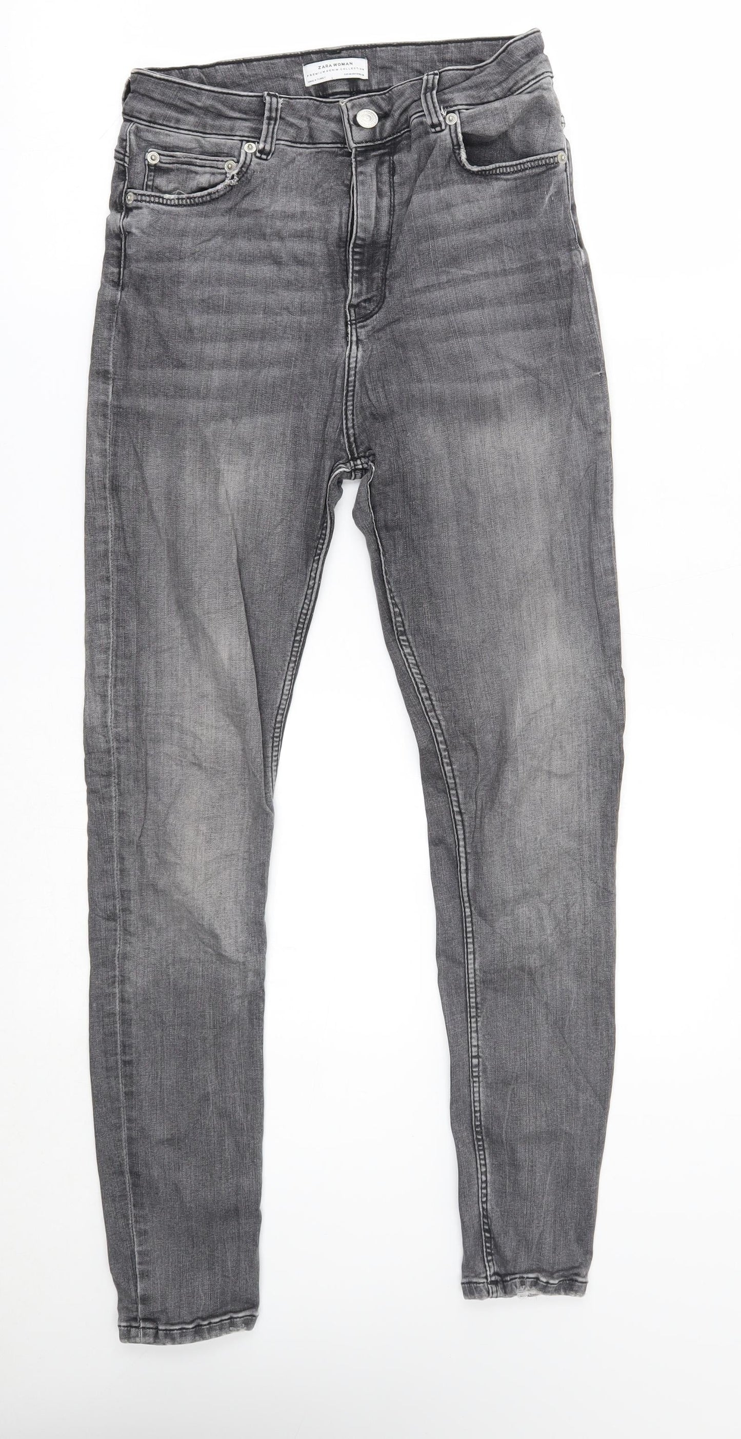 Zara Womens Grey   Skinny Jeans Size 26 in L27 in