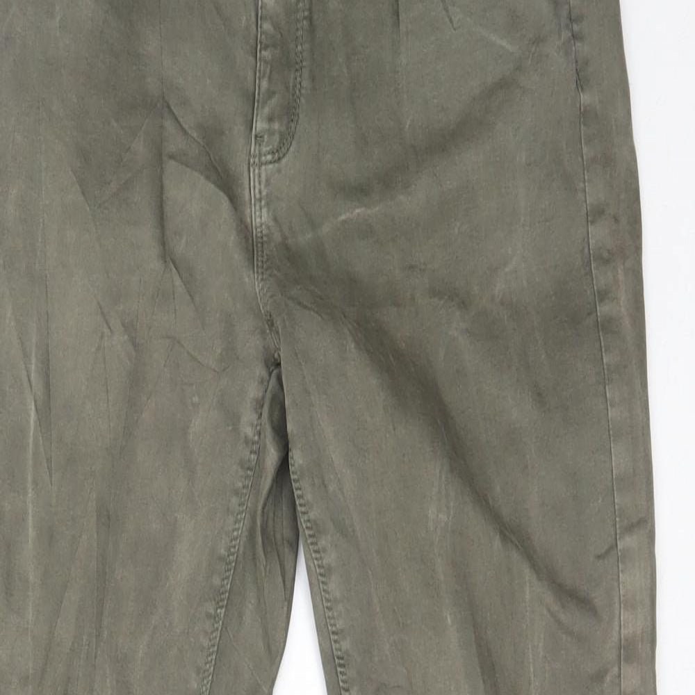 Womens UK Size M sinsay Regular Fit Skinny Green Jeans