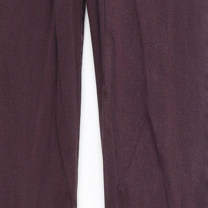Womens UK Size 10 Preworn Regular Fit Skinny Red Jeans
