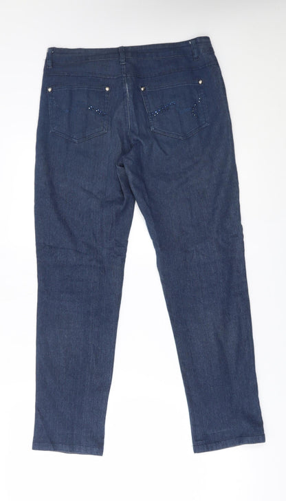 Sugar crips Womens Blue   Straight Jeans Size 10 L27 in - gems
