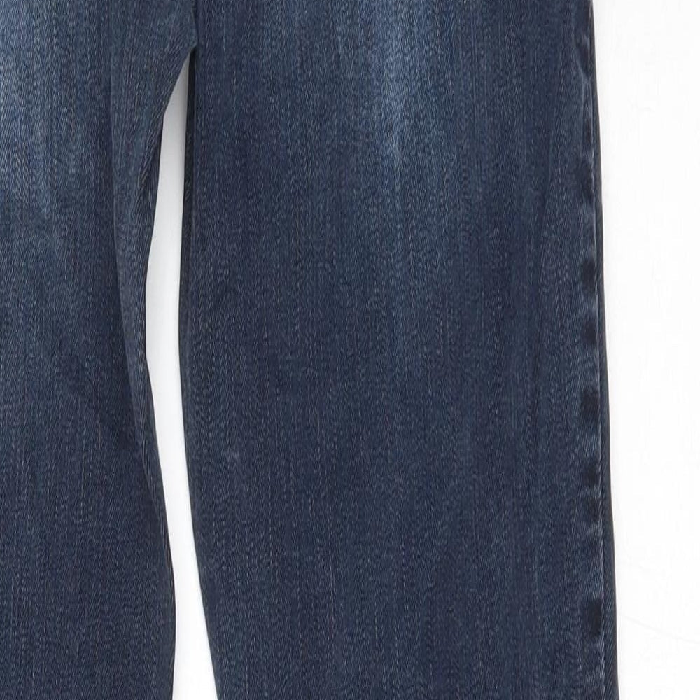 Womens UK Size 27 in Street One Regular Fit Straight Blue Jeans