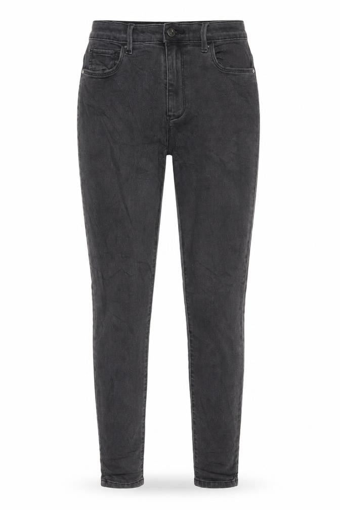 Front view of Only women’s grey denim skinny jeans, size M, 29-inch leg