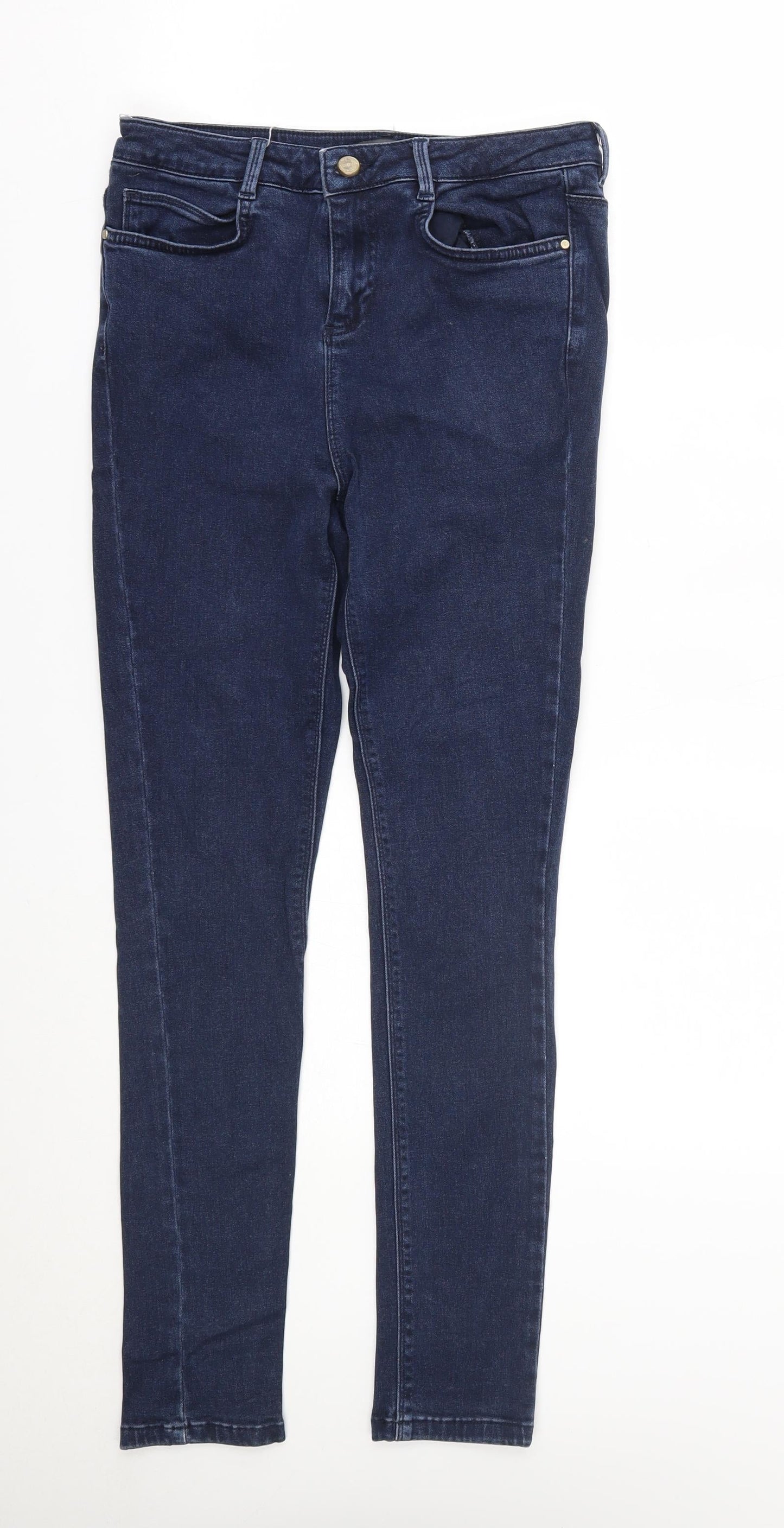 Pied A Terre Womens Blue   Skinny Jeans Size 8 L27 in