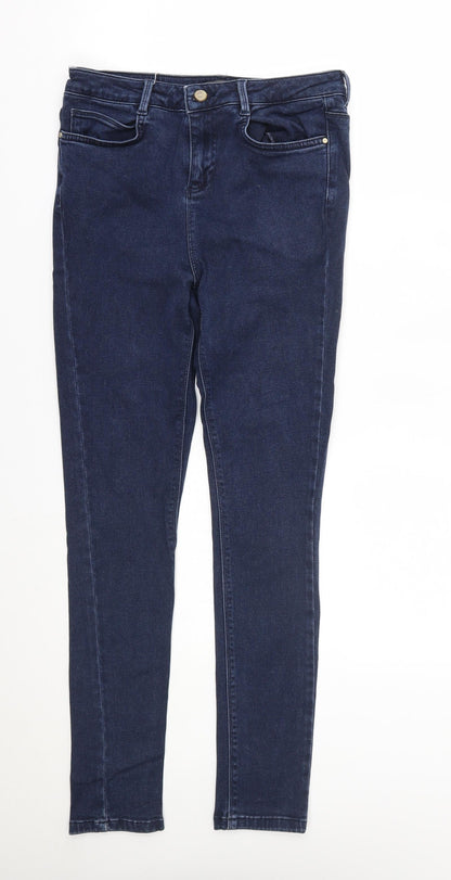 Pied A Terre Womens Blue   Skinny Jeans Size 8 L27 in