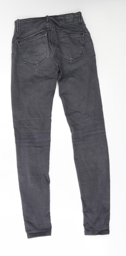 Bershka Womens Grey   Skinny Jeans Size 6 L28 in - push up