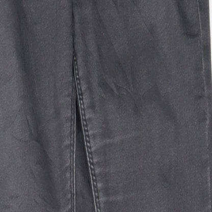 Bershka Womens Grey   Skinny Jeans Size 6 L28 in - push up