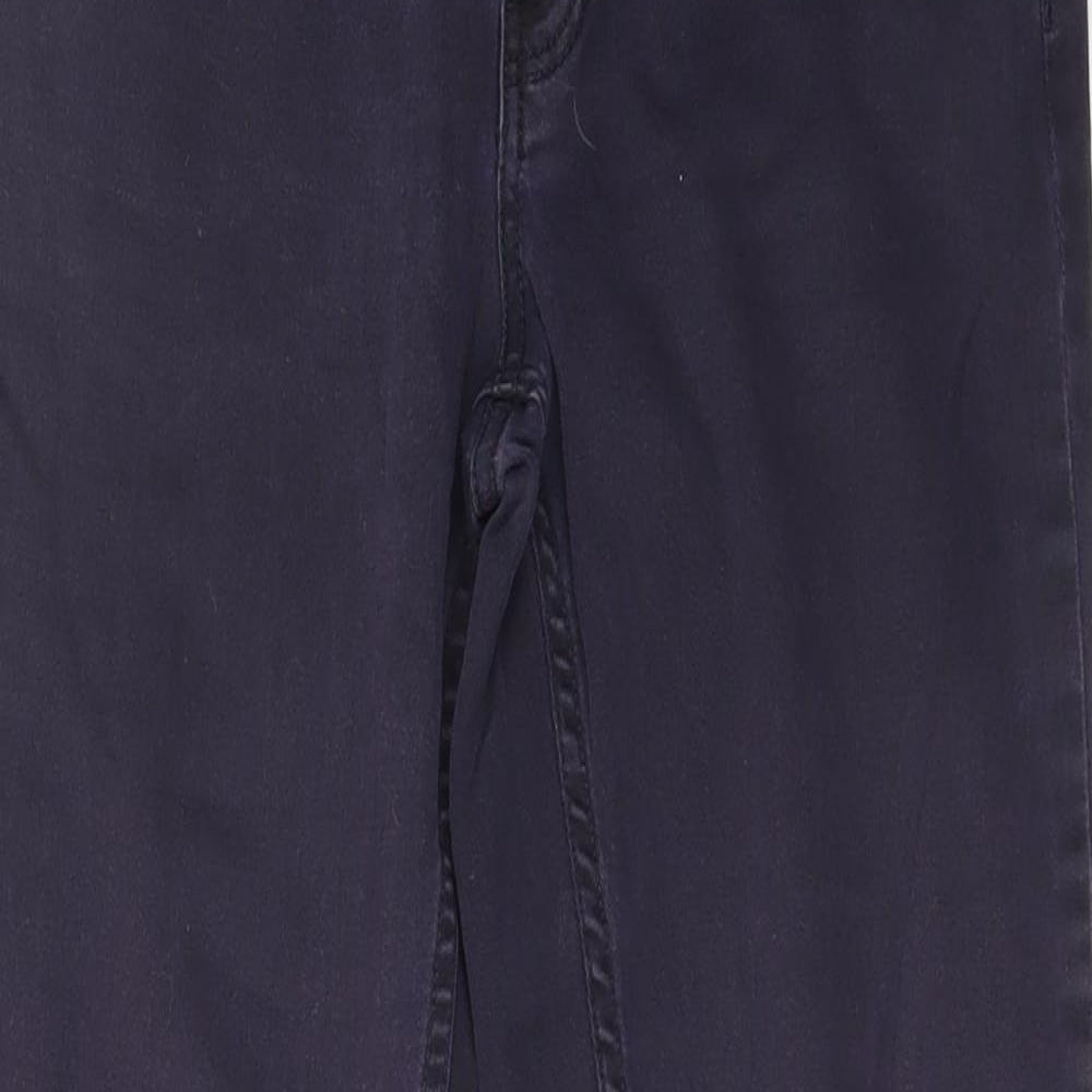 Womens UK Size 10 H&M Regular Fit Straight Purple Jeans