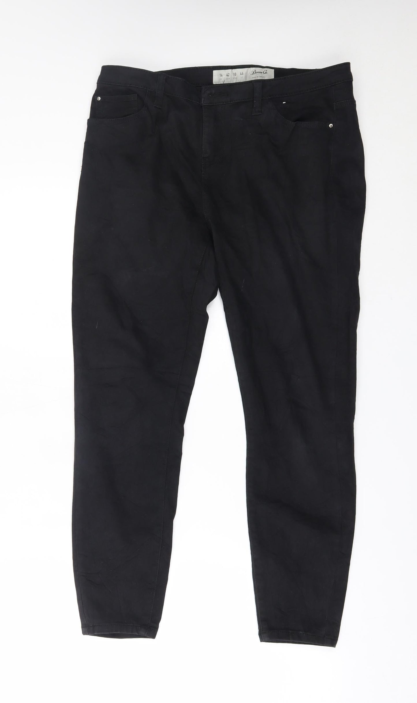 Primark Womens Black   Skinny Jeans Size 14 L26 in