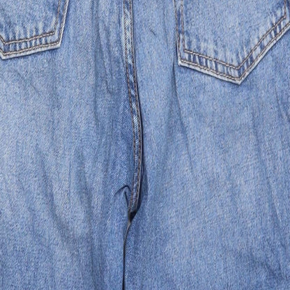 Womens UK Size 8 H&M Regular Fit Tapered Blue Jeans