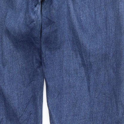 Womens UK Size 14 Preworn Regular Fit Straight Blue Jeans