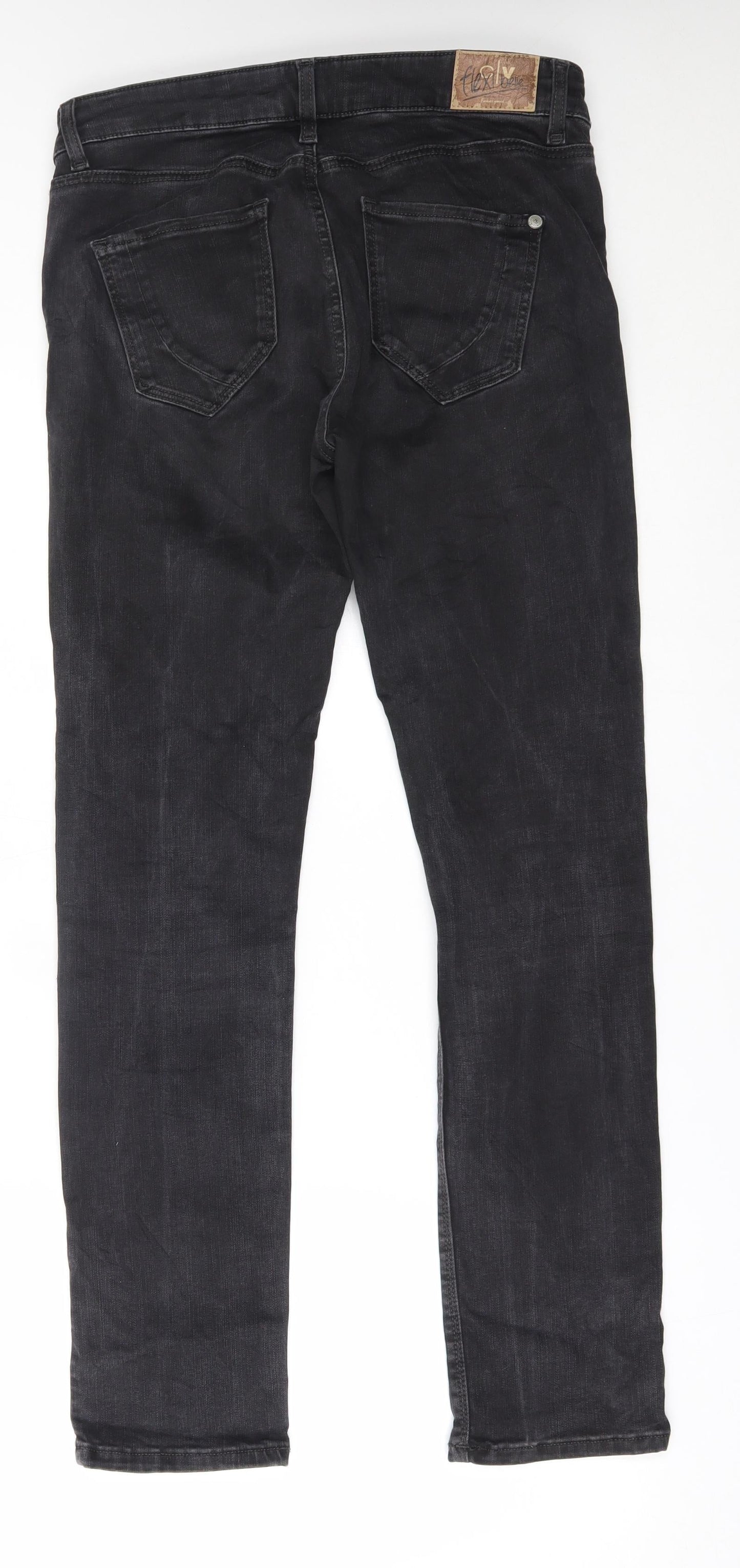 CV Womens Black   Straight Jeans Size 12 L29 in