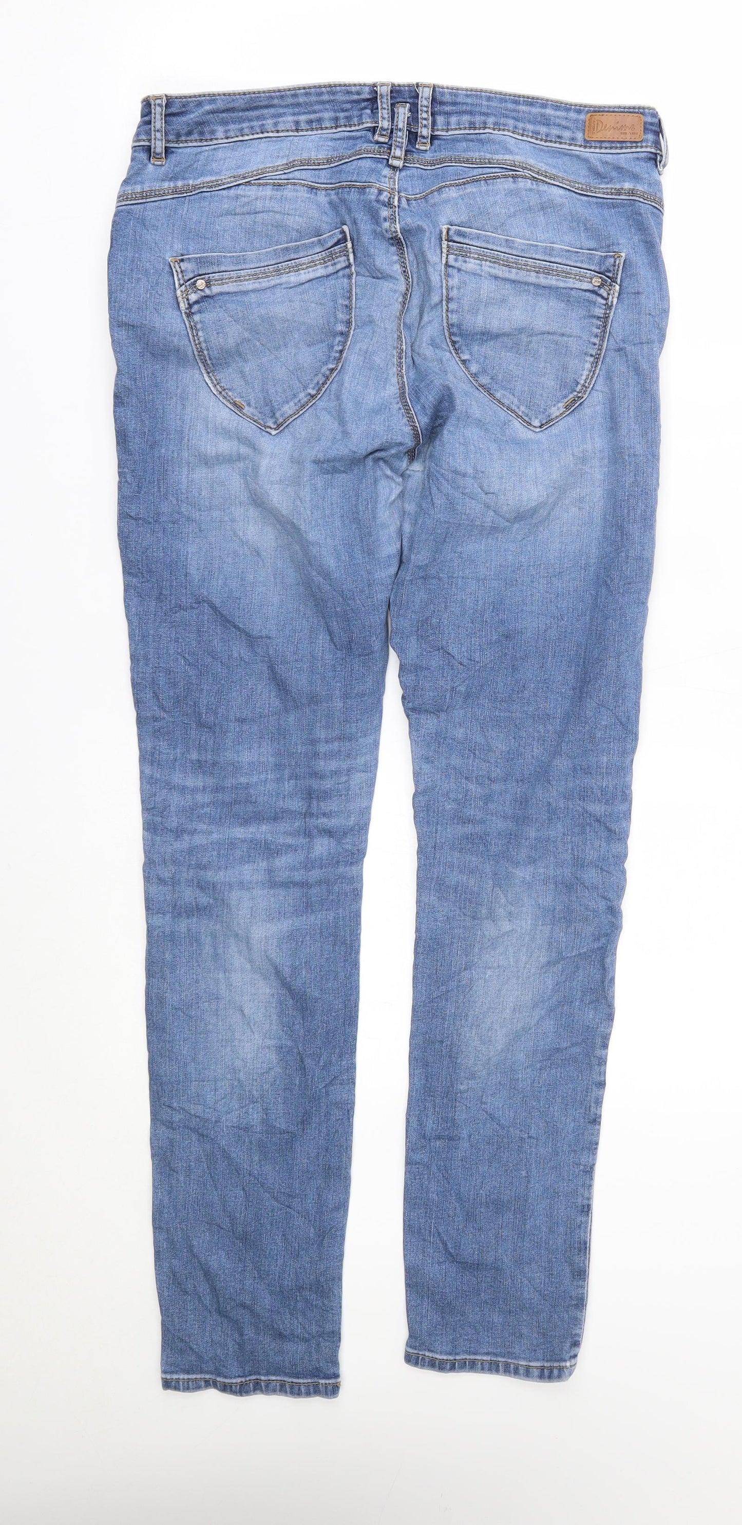 Womens UK Size 32 in charles vogele Regular Fit Straight Blue Jeans