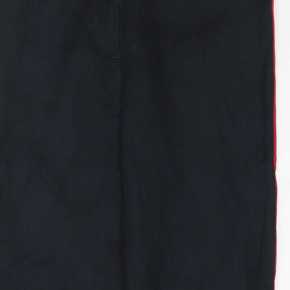 Womens UK Size 28 Preworn Regular Fit  Black Trousers