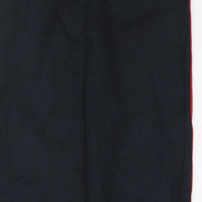 Womens UK Size 28 Preworn Regular Fit  Black Trousers