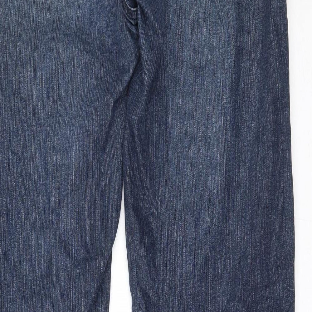 Womens UK Size 8 Bonita Regular Fit Straight Blue Jeans