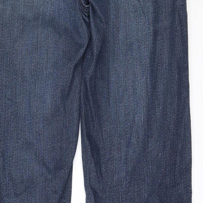 Womens UK Size 8 Bonita Regular Fit Straight Blue Jeans