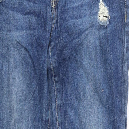 Womens UK Size 8 TALLY WEiJL Regular Fit Skinny Blue Jeans