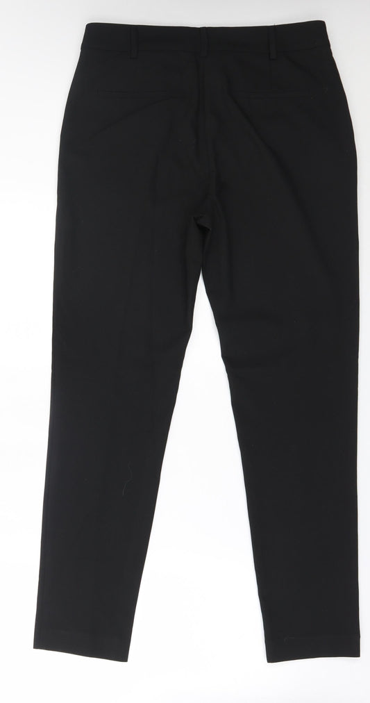 Womens UK Size 12 NEXT Regular Fit  Black Trousers