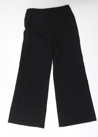 Womens UK Size 10 Dorothy Perkins Regular Fit Bloomer Black Trousers