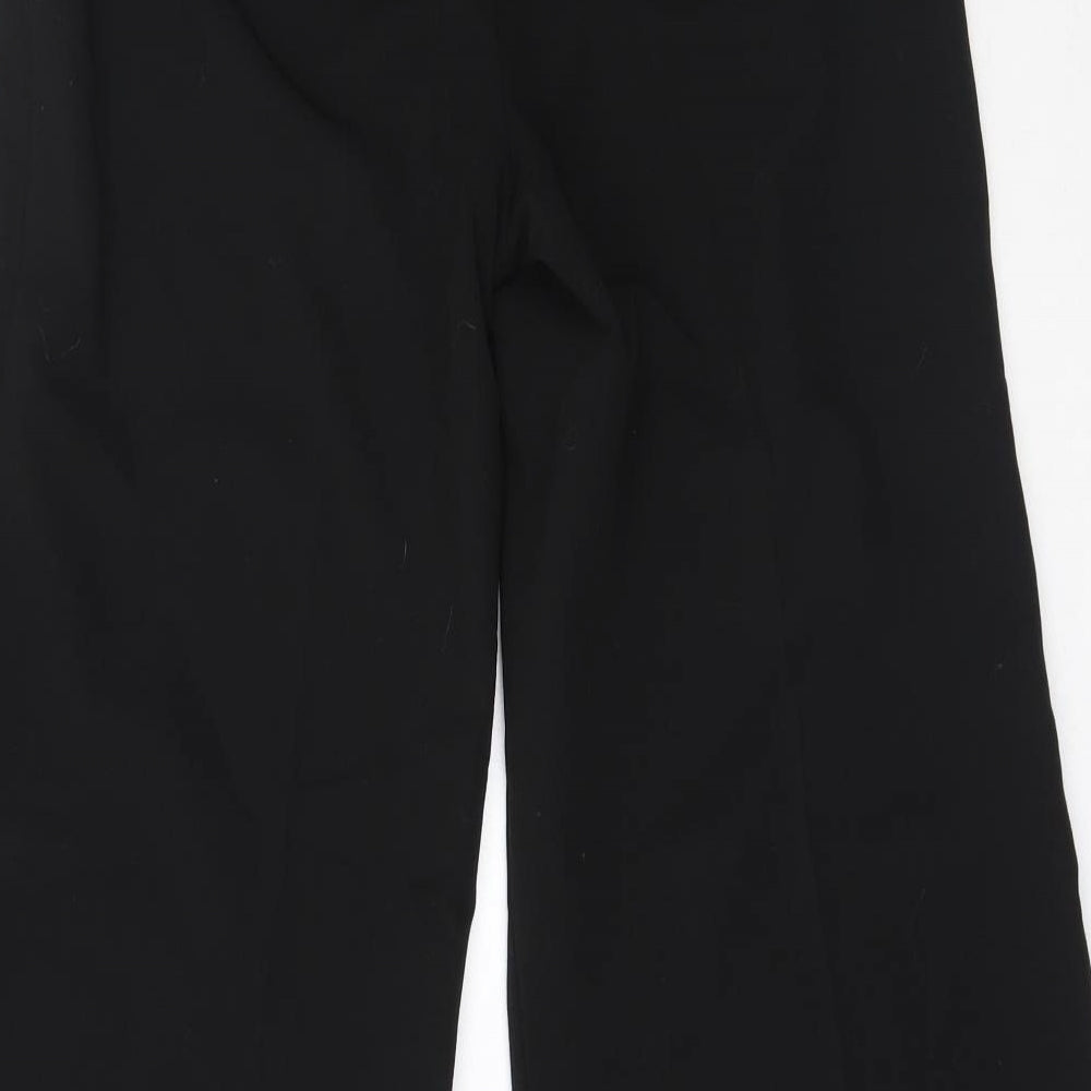 Womens UK Size 10 Dorothy Perkins Regular Fit Bloomer Black Trousers