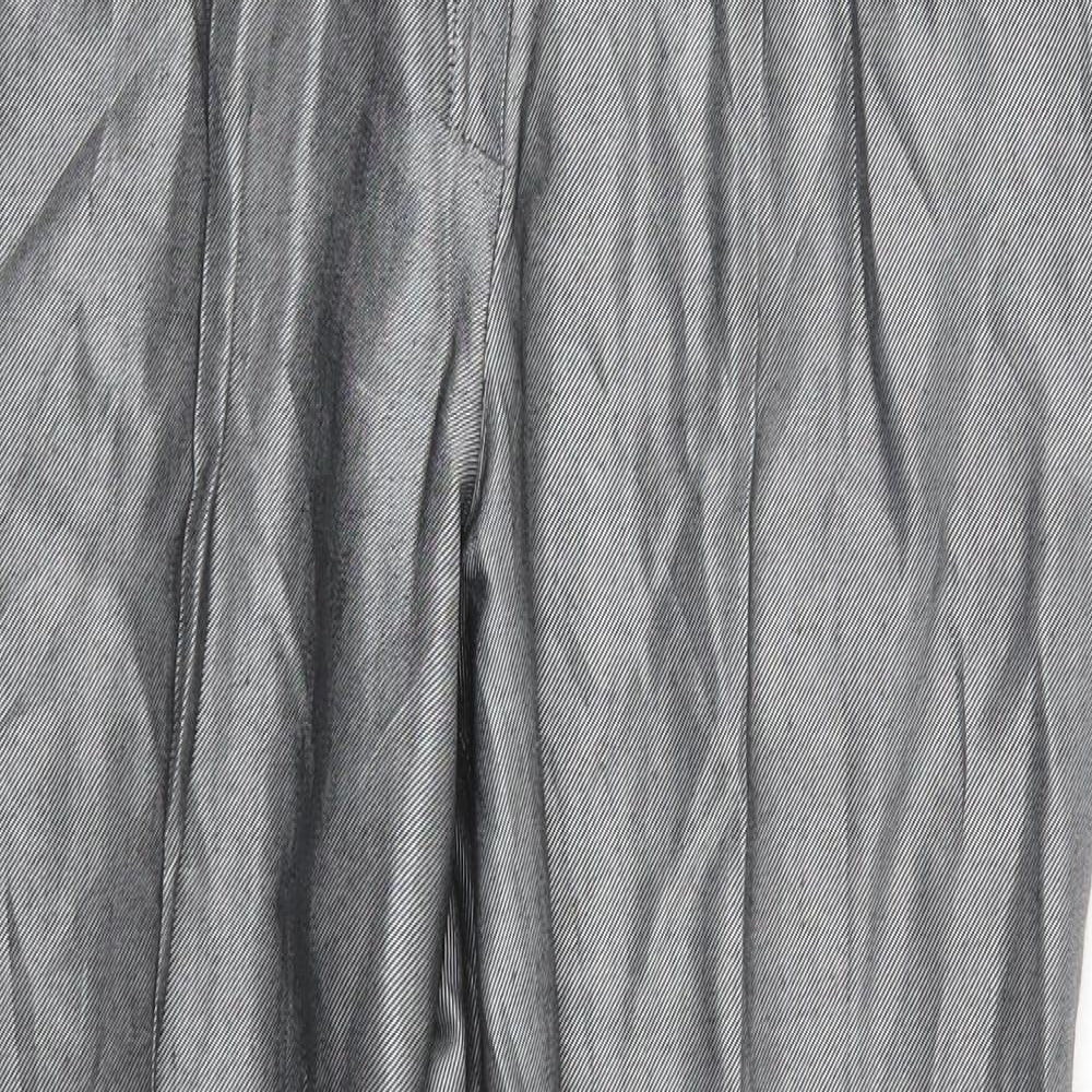 Womens UK Size 10 Preworn Regular Fit  Grey Trousers