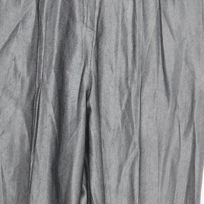 Womens UK Size 10 Preworn Regular Fit  Grey Trousers