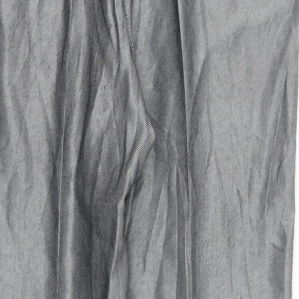 Womens UK Size 10 Preworn Regular Fit  Grey Trousers