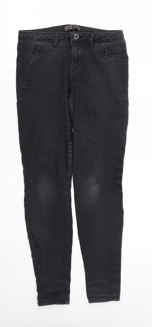 Zara Womens Black   Skinny Jeans Size 8 L28 in