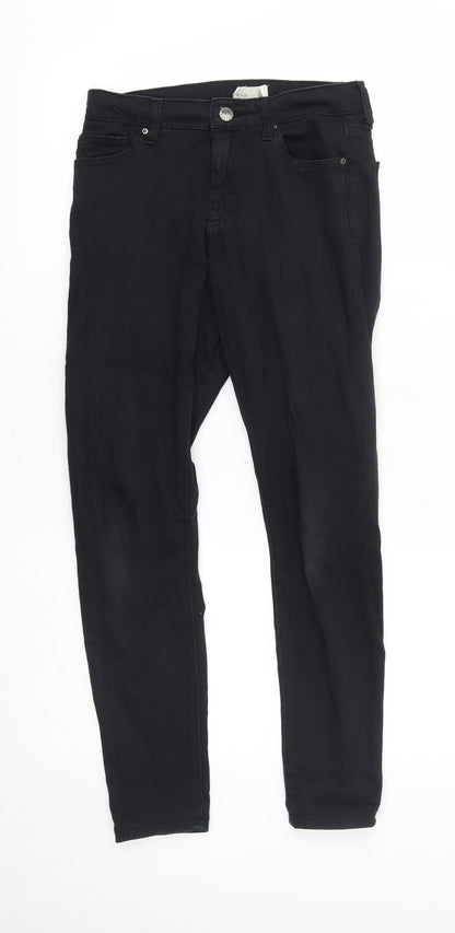 Topshop Womens Black   Skinny Jeans Size 26 L30 in