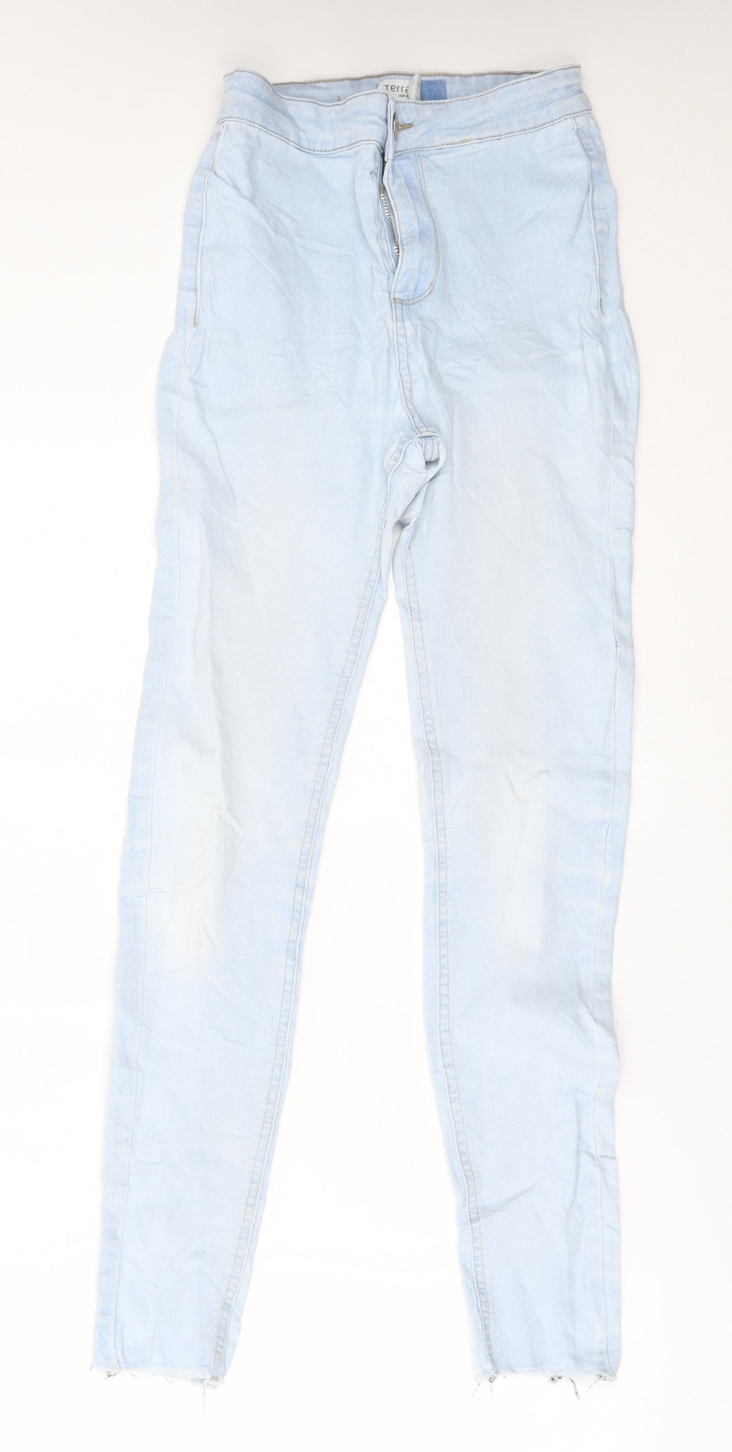 Womens UK Size 6 Terranova Regular Fit Skinny Blue Jeans