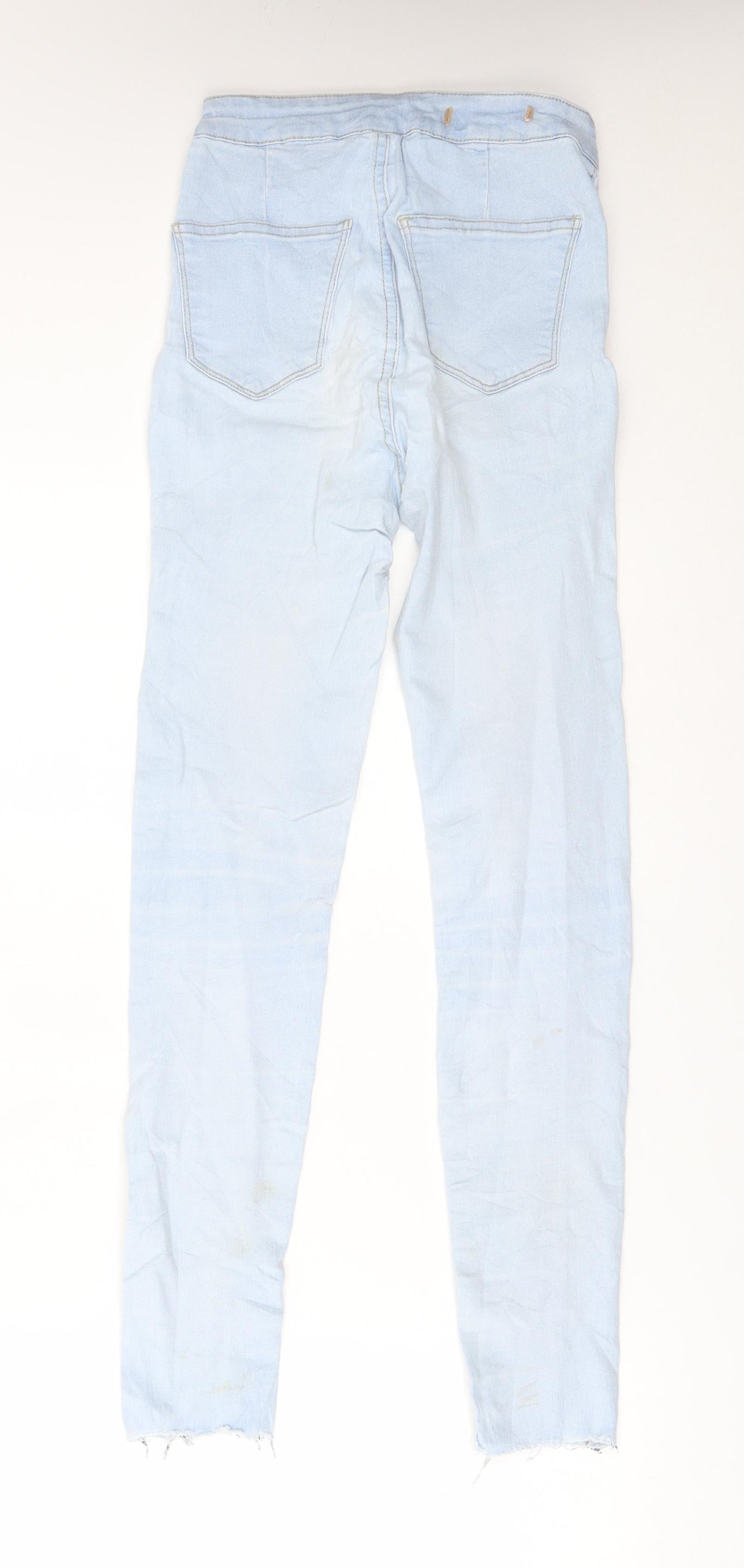 Womens UK Size 6 Terranova Regular Fit Skinny Blue Jeans