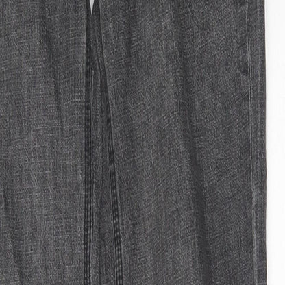 calliope Womens Grey   Straight Jeans Size M L32 in