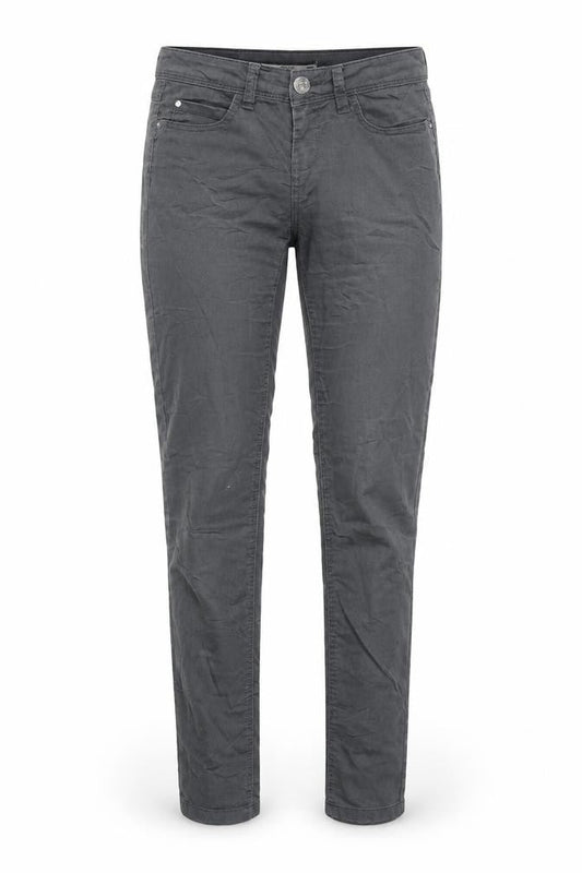 Front view of Only women’s grey skinny jeans, size UK 28, 30-inch leg