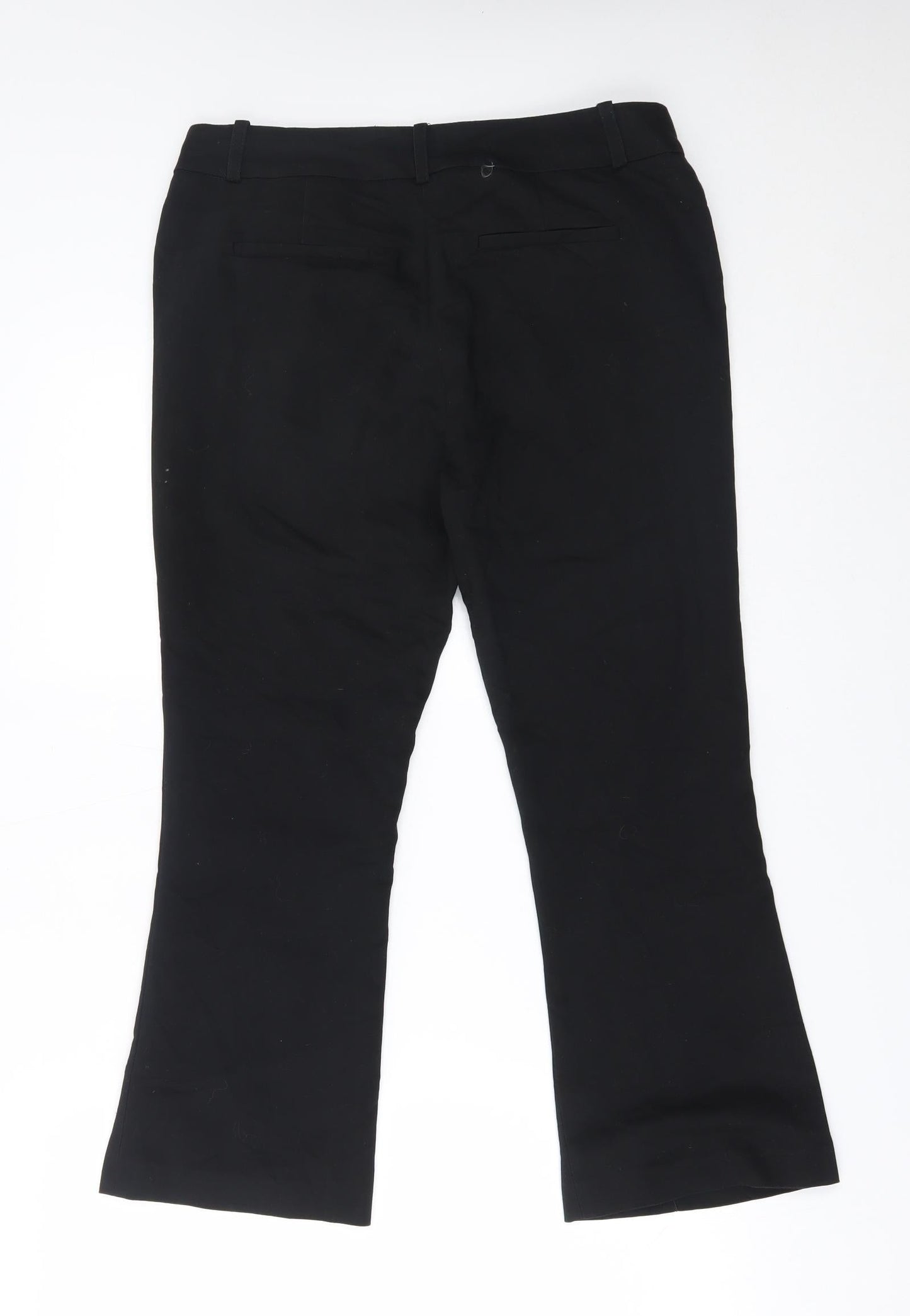 Womens UK Size 12 monnari Regular Fit  Black Trousers