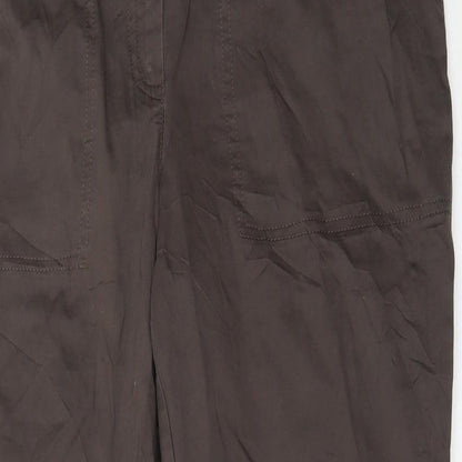 zucchero Womens Brown   Trousers  Size 10 L27 in