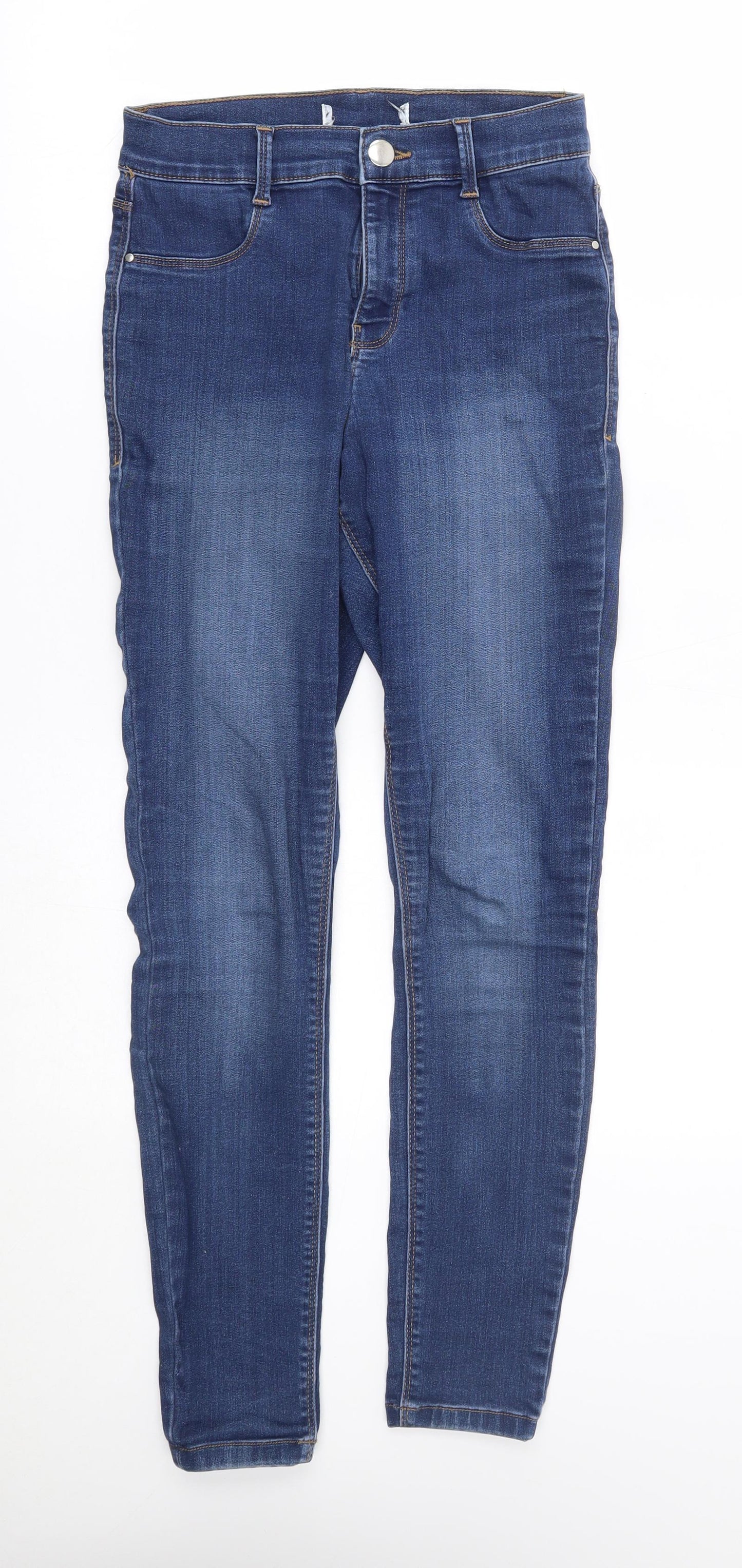 Dorothy Perkins Womens Blue   Skinny Jeans Size 8 L27 in