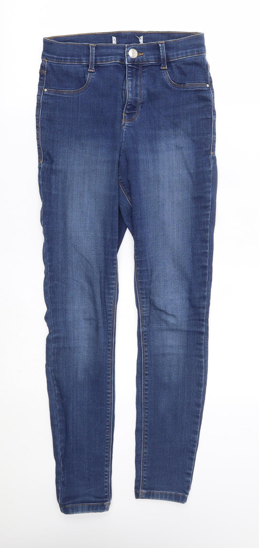 Dorothy Perkins Womens Blue   Skinny Jeans Size 8 L27 in