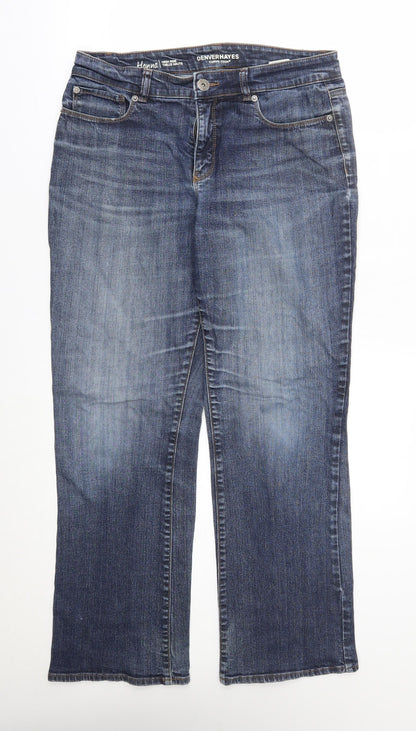 Denver Hayes Womens Blue   Straight Jeans Size 32 in L29 in