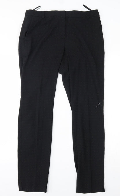 Warehouse Womens Black   Trousers  Size 10 L27 in