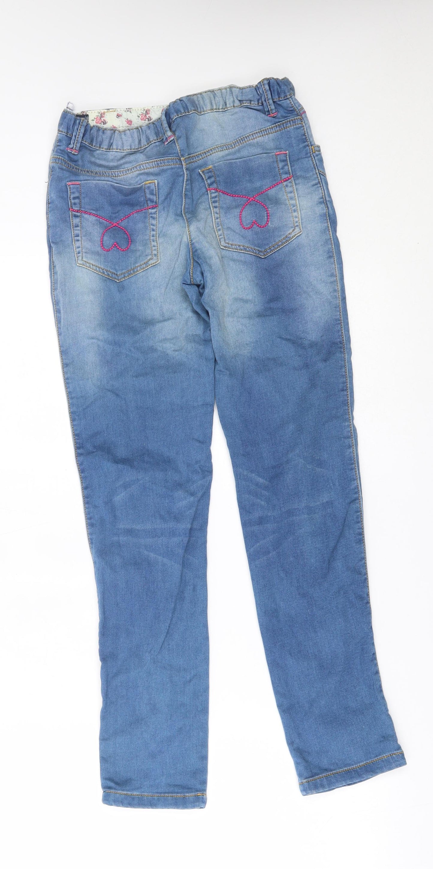 Nutmeg Girls Blue   Skinny Jeans Size 10-11 Years