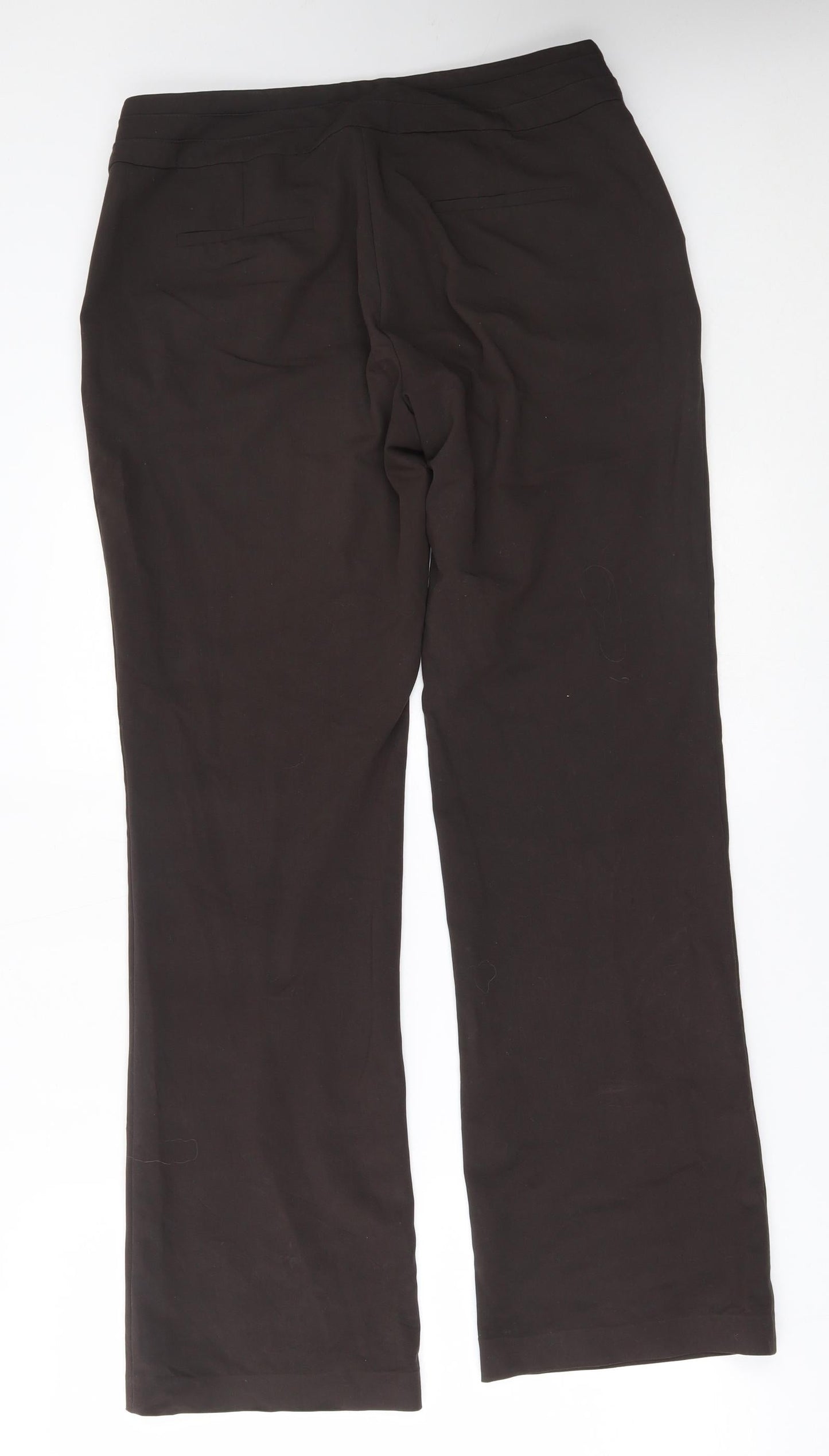 Womens UK Size 12 Camaïeu Regular Fit  Brown Trousers