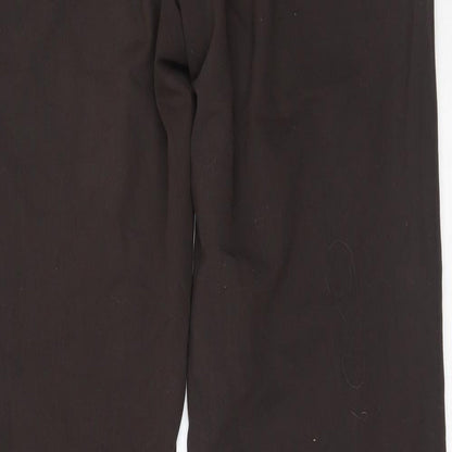 Womens UK Size 12 Camaïeu Regular Fit  Brown Trousers