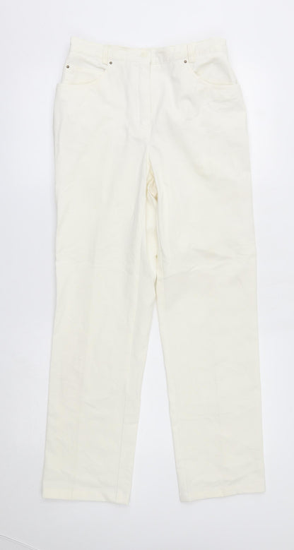Walbusch Womens Ivory   Straight Jeans Size 28 in L29 in